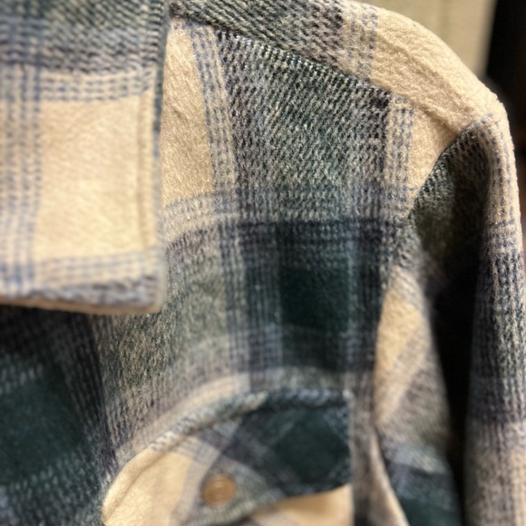 New Look Women’s/girls Jacket - Green Blue and Cream. Size Medium - Picture 3 of 3